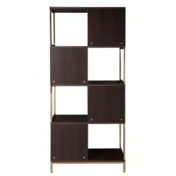 71.75" Sionwark Modern Etagere Brown/Champagne - Aiden Lane -My Book Perch Sales Store unnamed file 4016
