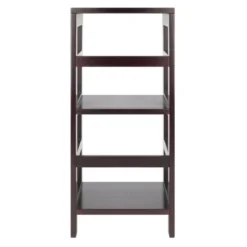 29.21" 2 Tier Leo Shelf Storage or Bookshelf Narrow Espresso Finish - Winsome -My Book Perch Sales Store unnamed file 4047