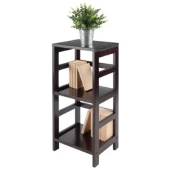 29.21" 2 Tier Leo Shelf Storage or Bookshelf Narrow Espresso Finish - Winsome -My Book Perch Sales Store unnamed file 4049