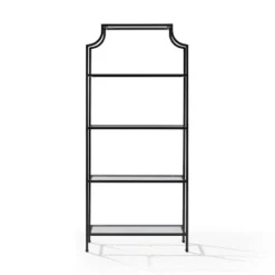 80" Aimee Glass Etagere Oil Rubbed Bronze - Crosley