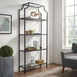 80" Aimee Glass Etagere Oil Rubbed Bronze - Crosley -My Book Perch Sales Store unnamed file 4073