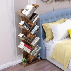 Costway Tree Bookshelf 8-Tier Bookcase Free Standing Book Rack Display Stand -My Book Perch Sales Store unnamed file 412