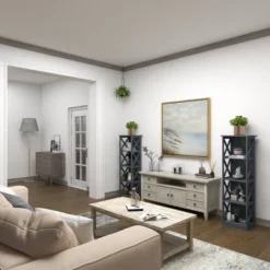 Contemporary 4 Tier Wooden Shelf - Olivia & May Gray -My Book Perch Sales Store unnamed file 4133