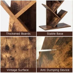 Costway Tree Bookshelf 8-Tier Bookcase Free Standing Book Rack Display Stand -My Book Perch Sales Store unnamed file 418