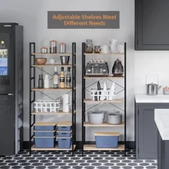 Bestier 5 Tier Adjustable Multifunctional Storage Display Bookcase 26 Inch -My Book Perch Sales Store unnamed file 421