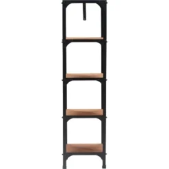 59.25" Overland Bookshelf Wood and Black Metal - Serta -My Book Perch Sales Store unnamed file 4213