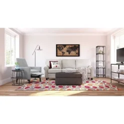 59.25" Overland Bookshelf Wood and Black Metal - Serta -My Book Perch Sales Store unnamed file 4217