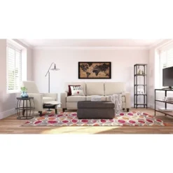 59.25" Overland Bookshelf Wood and Black Metal - Serta -My Book Perch Sales Store unnamed file 4220