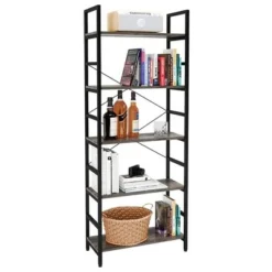 Bestier 5 Tier Adjustable Multifunctional Storage Display Bookcase 26 Inch -My Book Perch Sales Store unnamed file 424