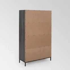 64.5" Frankford Contemporary Cube Unit Bookcase Dark Gray - Christopher Knight Home -My Book Perch Sales Store unnamed file 4245