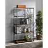 57" Tesadea Bookcase - Acme Furniture Rustic Oak/black -My Book Perch Sales Store unnamed file 4253