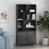 67.25" Gallatin Contemporary Cube Unit Bookcase Dark Gray - Christopher Knight Home -My Book Perch Sales Store unnamed file 4273
