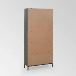 67.25" Gallatin Contemporary Cube Unit Bookcase Dark Gray - Christopher Knight Home -My Book Perch Sales Store unnamed file 4276