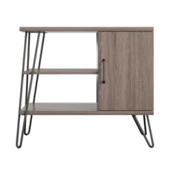 Panama 3 Shelf Bookcase - Room & Joy Distressed Gray Oak -My Book Perch Sales Store unnamed file 4297