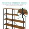 Best Choice Products 55in Storage Bookshelf for Living Room, Walkway w/ Industrial, Elevated Design -My Book Perch Sales Store unnamed file 4329