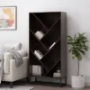 65" Bucy Modern Industrial 6 Shelf V Bookcase - Christopher Knight Home Dark Gray/black -My Book Perch Sales Store unnamed file 4355