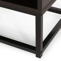 65" Bucy Modern Industrial 6 Shelf V Bookcase - Christopher Knight Home Dark Gray/black -My Book Perch Sales Store unnamed file 4357