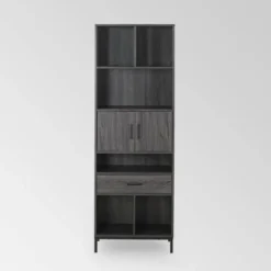 Fraser Contemporary Cube Unit Bookcase - Christopher Knight Home Dark Gray -My Book Perch Sales Store unnamed file 4445