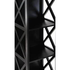 Contemporary 3 Tier Wooden Shelf - Olivia & May Black -My Book Perch Sales Store unnamed file 4458