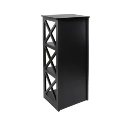 Contemporary 3 Tier Wooden Shelf - Olivia & May Black -My Book Perch Sales Store unnamed file 4462