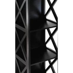 Contemporary 3 Tier Wooden Shelf - Olivia & May Black -My Book Perch Sales Store unnamed file 4465