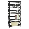 60" Oxford 5 Tier Bookcase Black - Breighton Home -My Book Perch Sales Store unnamed file 4476
