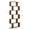 Costway 1/2 PCS 6 Tier S-Shaped Bookshelf Storage Display Bookcase Z-Shelf Coffee 2 Costway 1/2 PCS 6 Tier S-Shaped Bookshelf Storage Display Bookcase Z-Shelf Coffee -My Book Perch Sales Store unnamed file 450