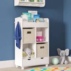 RiverRidge Home Kids' Book Nook Cubby Storage Cabinet with Bookrack - RiverRidge -My Book Perch Sales Store unnamed file 4504