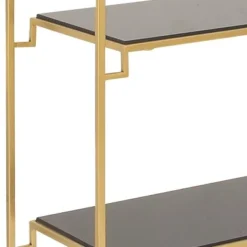 63" Metal and Glass 4 Tiered Book Shelf Gold - Olivia & May -My Book Perch Sales Store unnamed file 4518