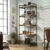 76" Tall Iron City Bookshelf Checked Oak - Sauder -My Book Perch Sales Store unnamed file 4542