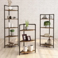 50.25" Beeme 4 Tier Corner Bookshelf Sand Black/Light Pure Copper - HOMES: Inside + Out 7 50.25" Beeme 4 Tier Corner Bookshelf Sand Black/Light Pure Copper - HOMES: Inside + Out -My Book Perch Sales Store unnamed file 4586