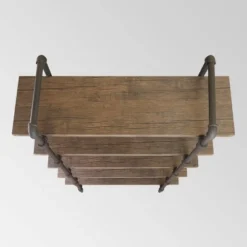 Kodiak Industrial 5 Tier Shelf - Christopher Knight Home Gray -My Book Perch Sales Store unnamed file 4609