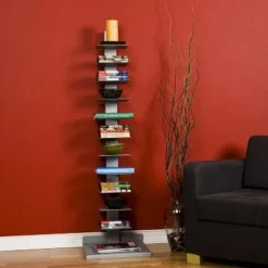 Meiyi Furniture SEI Furniture MS0895 55 Inch Freestanding Adjustable 11 Tier Modern Metal Spine Tower Book Media Shelf Decor Organizer Storage Case, Silver 8 Meiyi Furniture SEI Furniture MS0895 55 Inch Freestanding Adjustable 11 Tier Modern Metal Spine Tower Book Media Shelf Decor Organizer Storage Case, Silver -My Book Perch Sales Store unnamed file 4631