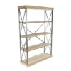 Olivia & May 72" Farmhouse 4 Tier Shelf Brown - Olivia & May -My Book Perch Sales Store unnamed file 4658