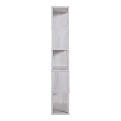 70.75" Montalva 5 Shelf Bookcase White Oak - HOMES: Inside + Out 5 70.75" Montalva 5 Shelf Bookcase White Oak - HOMES: Inside + Out - Image 3