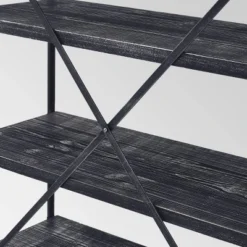 68" Farrells Industrial 5 Shelf Bookcase Gray - Christopher Knight Home -My Book Perch Sales Store unnamed file 4689