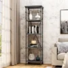 72.5" Hampden Industrial 4 Shelf Bookcase Gray - Christopher Knight Home -My Book Perch Sales Store unnamed file 4707