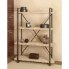 Olivia & May 67" Tall Industrial Metal and Wood Bookshelf Brown - Olivia & May -My Book Perch Sales Store unnamed file 4712