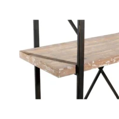 Olivia & May 67" Tall Industrial Metal and Wood Bookshelf Brown - Olivia & May -My Book Perch Sales Store unnamed file 4725