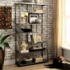 69" Dustin 6 Shelf Bookcase Dark Gray - HOMES: Inside + Out -My Book Perch Sales Store unnamed file 4729