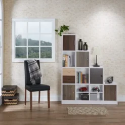 61.5" Hirsch Contemporary Bookcase White - HOMES: Inside + Out -My Book Perch Sales Store unnamed file 4766