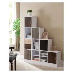 61.5" Hirsch Contemporary Bookcase White - HOMES: Inside + Out -My Book Perch Sales Store unnamed file 4770