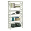 60" Oxford 5 Tier Bookcase White - Breighton Home -My Book Perch Sales Store unnamed file 4791