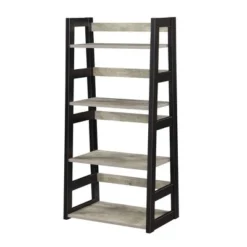 44.25" Designs2Go Trestle Bookcase - Breighton Home White -My Book Perch Sales Store unnamed file 4818