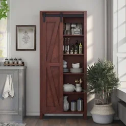 72" Arbolada Sliding Door Bookcase - HOMES: Inside + Out White Oak -My Book Perch Sales Store unnamed file 4824