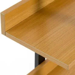 Fabulaxe Industrial 5 Shelf Wood and Metal Etagere Rustic Bookcase Free Standing Bookshelf -My Book Perch Sales Store unnamed file 4838