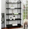 72" Forest 5 Tier Ladder Shelf Black - HOMES: Inside + Out -My Book Perch Sales Store unnamed file 4854