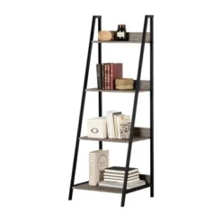 57.75" Evane 4 Fixed Shelves Shelving Unit Ash Oak - South Shore -My Book Perch Sales Store unnamed file 4861