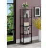 61.25" Designs2Go Classic Glass 5 Tier Tower - Breighton Home Black 1 61.25" Designs2Go Classic Glass 5 Tier Tower - Breighton Home Black -My Book Perch Sales Store unnamed file 4874