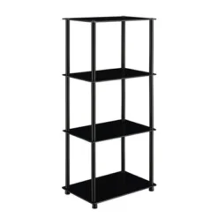 39" Designs2Go Classic Glass 4 Tier Tower - Breighton Home Clear -My Book Perch Sales Store unnamed file 4881